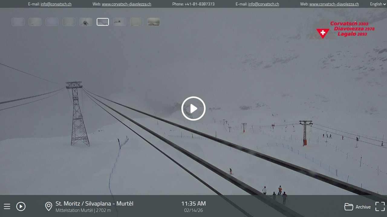 Silvaplana - Mittelstation Murtèl